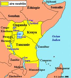Région de langue swahilie